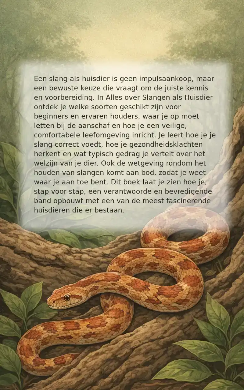 ALLES OVER SLANGEN ALS HUISDIER
