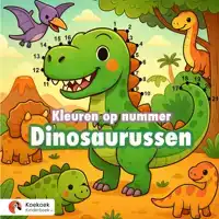 KLEUREN OP NUMMER: DINOSAURUSSEN