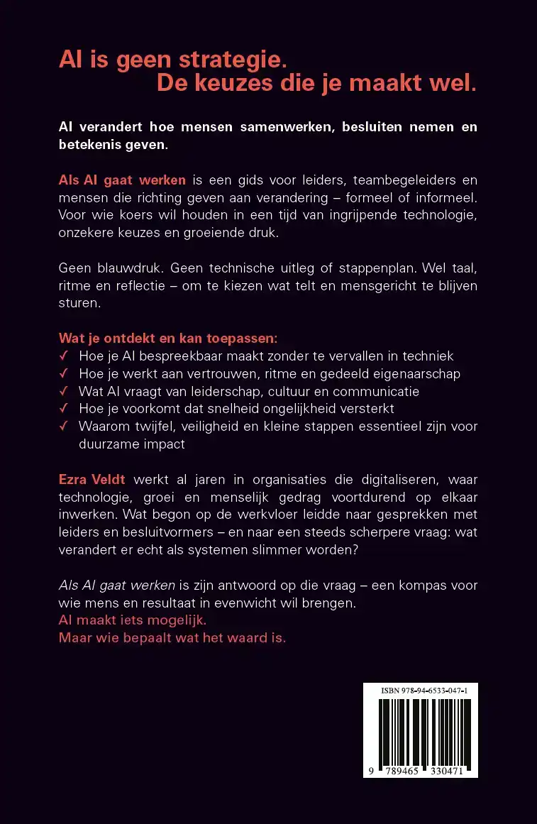 ALS AI GAAT WERKEN