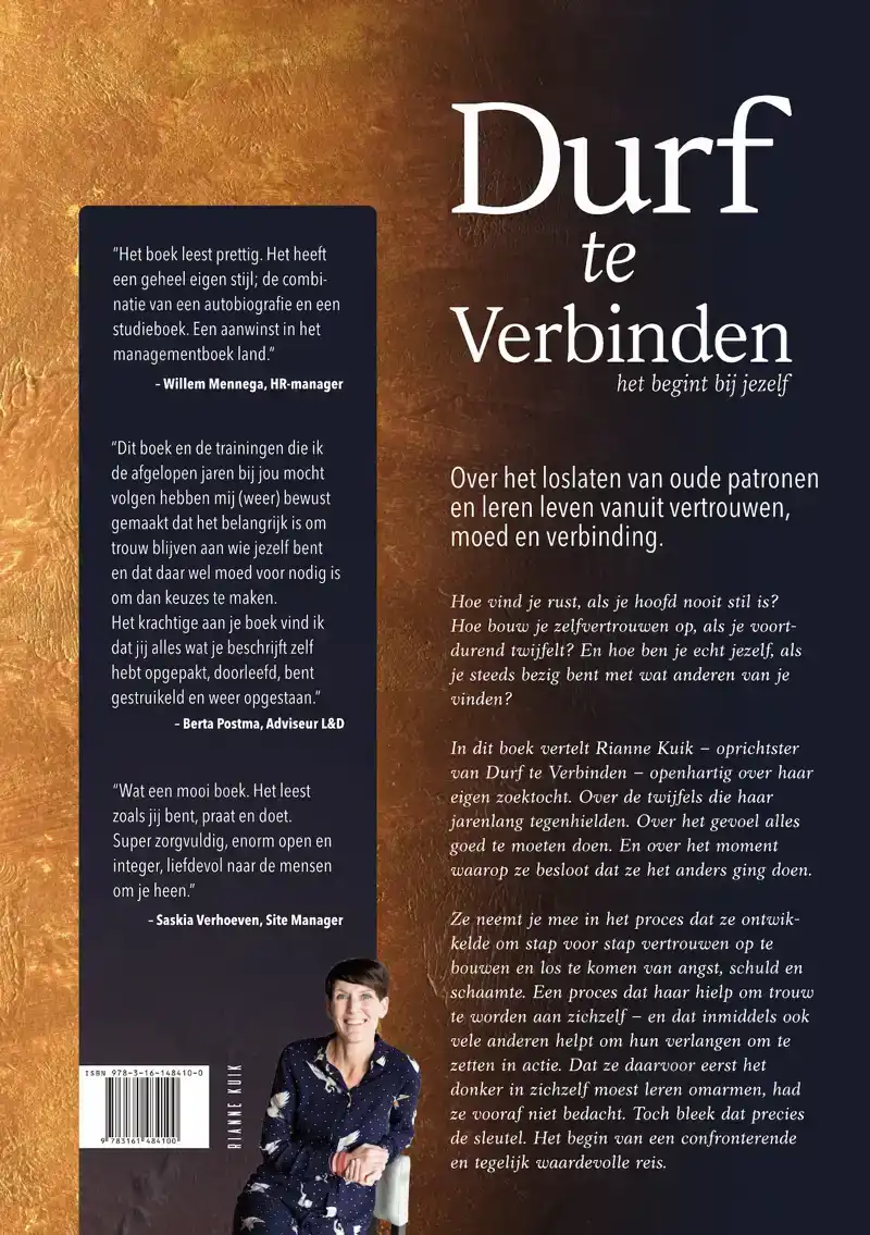 DURF TE VERBINDEN. HET BEGINT MET JEZELF.