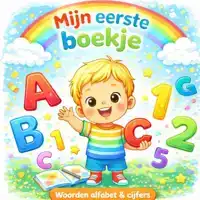 PEUTERBOEKJE, LEREN LEZEN. WOORDEN ALFABET & CIJFERS.