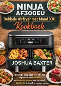 NINJA AF300EU DUBBELE AIRFRYER MET MAND XXL KOOKBOEK
