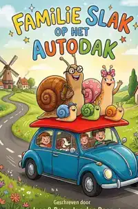FAMILIE SLAK OP HET AUTODAK