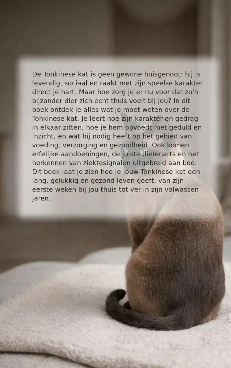 ALLES OVER DE TONKINESE KAT