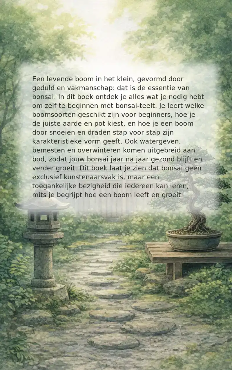 STARTEN MET BONSAI-TEELT
