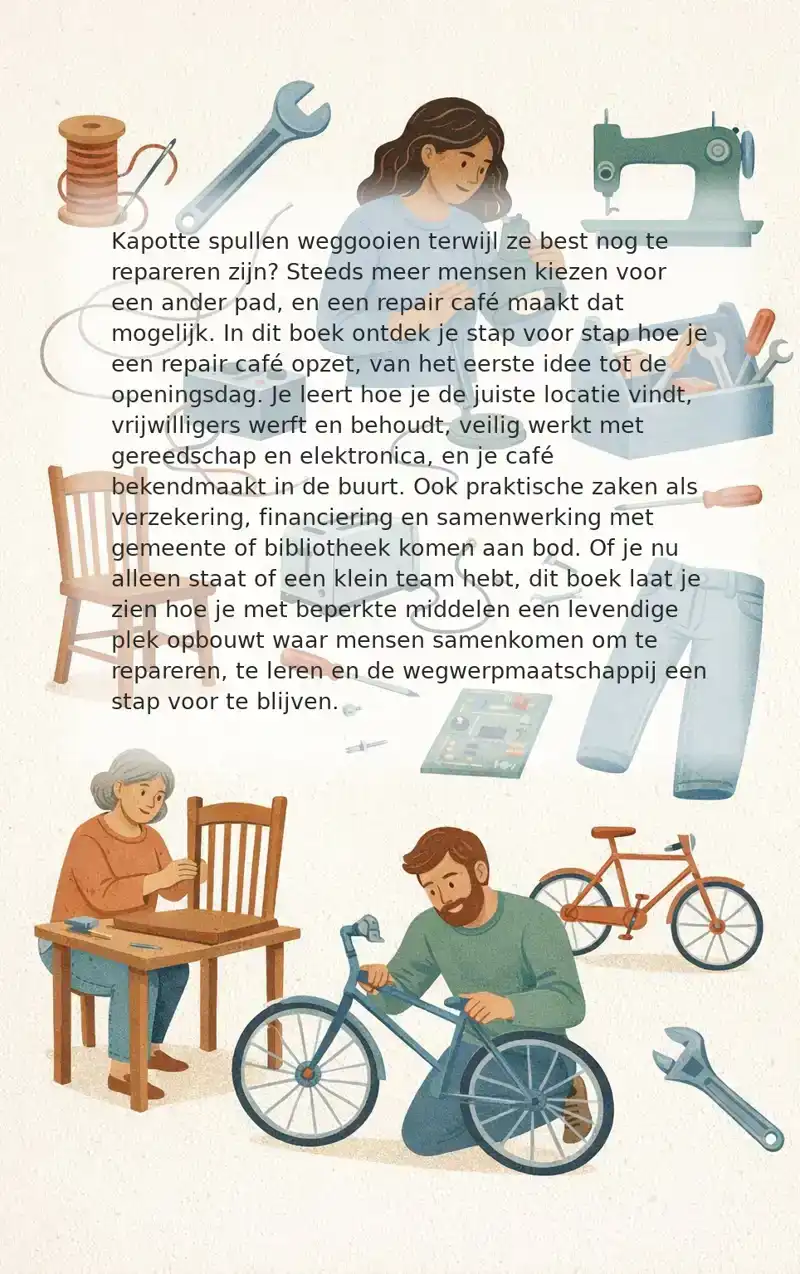 EEN REPAIR CAFE BEGINNEN