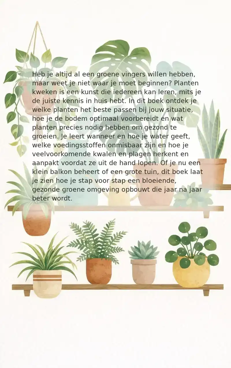 PLANTEN VOOR BEGINNERS