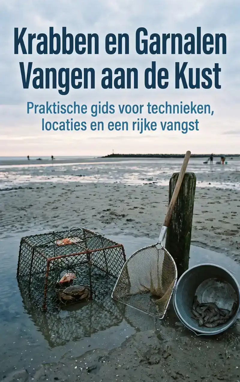 KRABBEN EN GARNALEN VANGEN AAN DE KUST