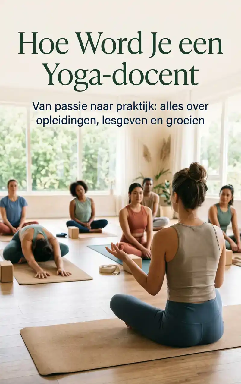HOE WORD JE EEN YOGA-DOCENT
