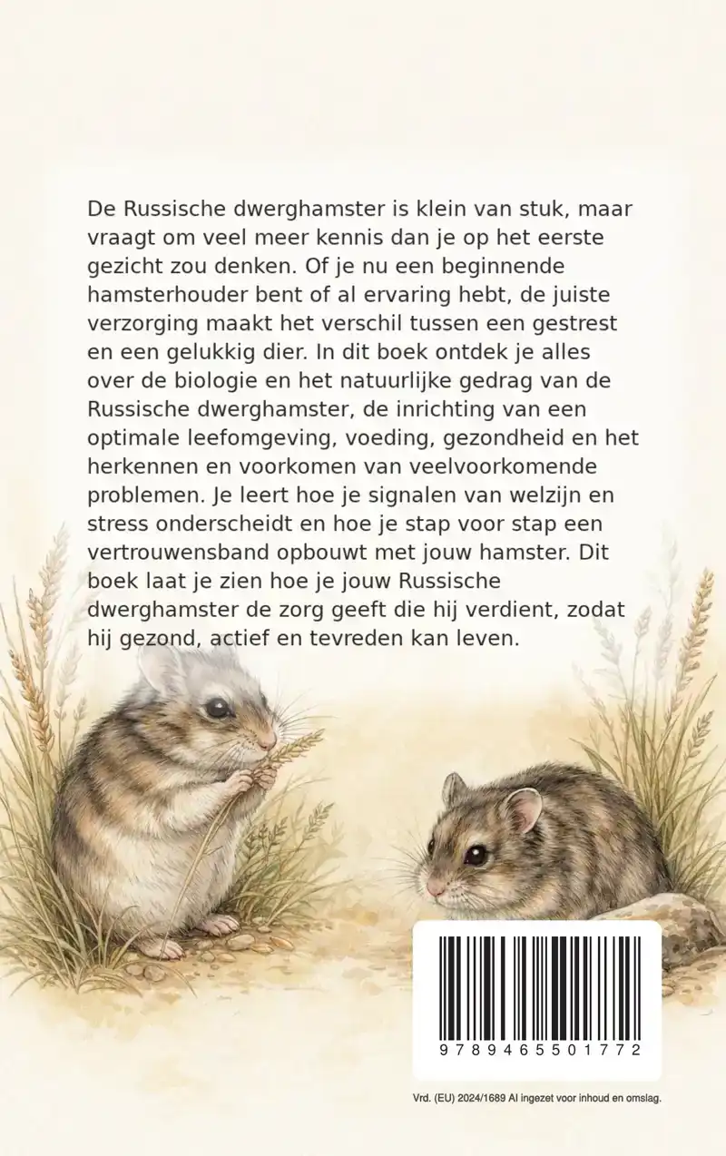 ALLES OVER DE RUSSISCHE DWERGHAMSTER