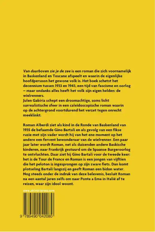 VAN DAARBOVEN ZIE JE DE ZEE