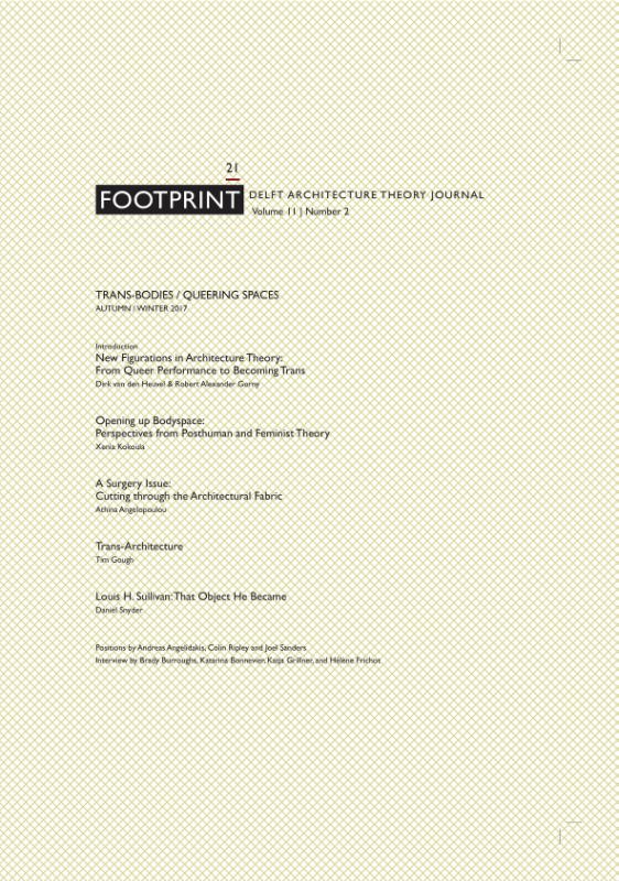 FOOTPRINT 21 TRANS-BODIES / QUEERING SPACES