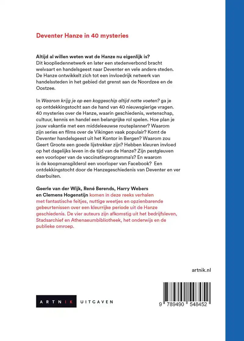 WAAROM KRIJG JE OP EEN KOGGESCHIP ALTIJD NATTE VOETEN?