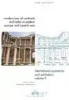 MODERN LAW OF CONTRACTS AND SALES IN EASTERN EUROPE AND CENT