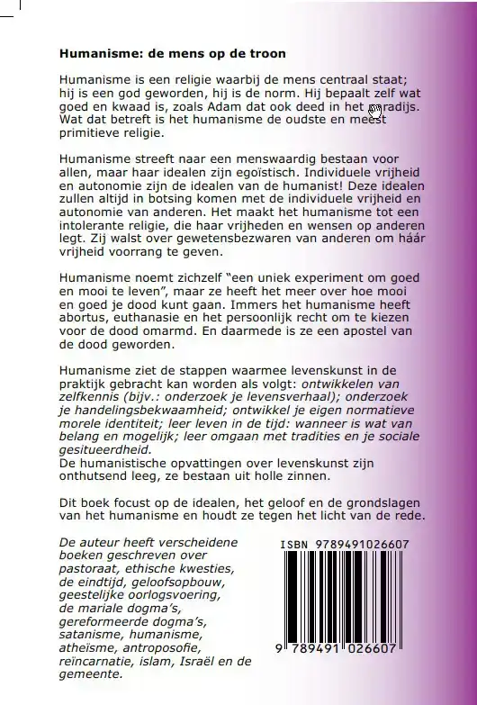 HUMANISME: DE MENS OP DE TROON