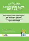 ONZE STRATEGIE KOMT NIET AAN!?