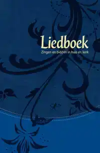 LIEDBOEK - BLAUW KUNSTLEER