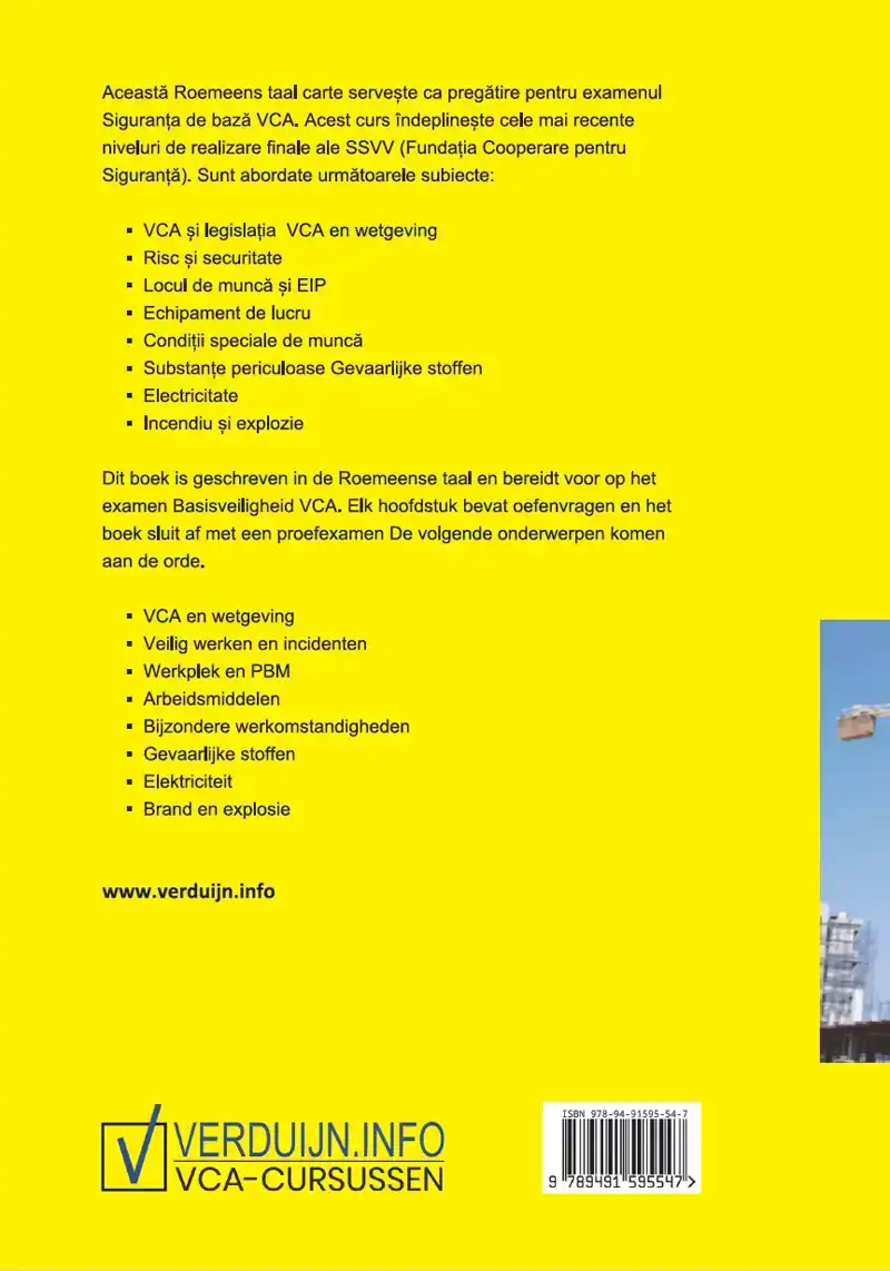 BASISVEILIGHEID VCA IN HET ROEMEENS