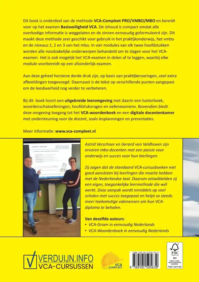 VCA IN EENVOUDIG NEDERLANDS