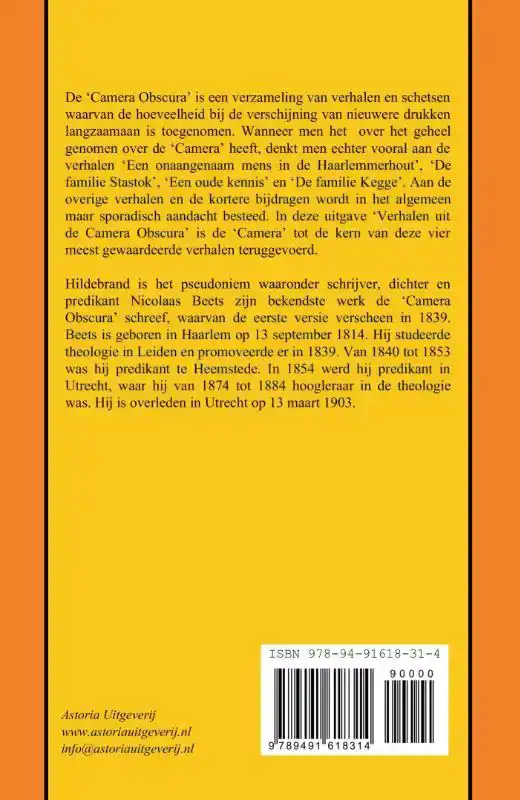 VERHALEN UIT DE CAMERA OBSCURA VAN HILDEBRAND