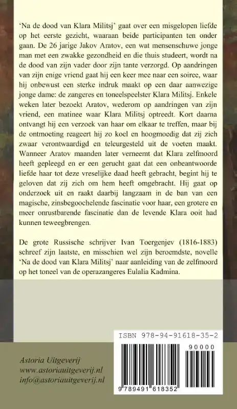 NA DE DOOD VAN KLARA MILITSJ