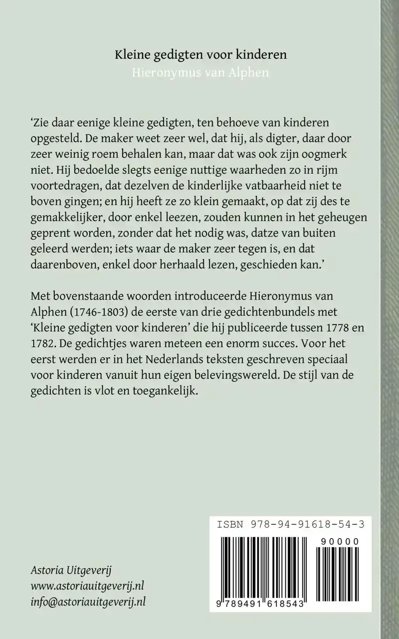 KLEINE GEDIGTEN VOOR KINDEREN