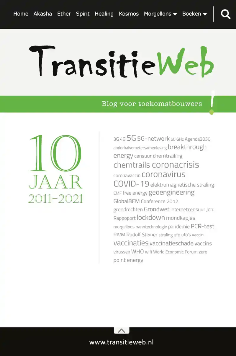 10 JAAR TRANSITIEWEB