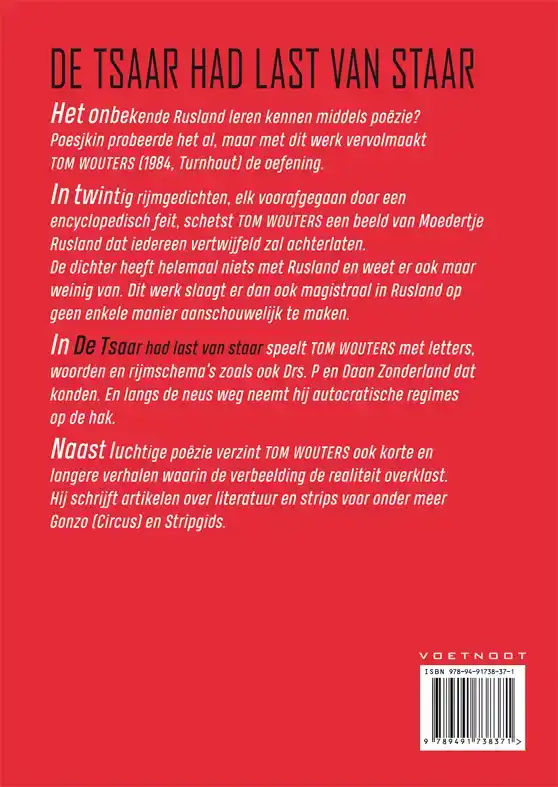 DE TSAAR HAD LAST VAN STAAR