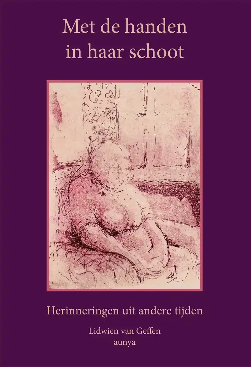 MET DE HANDEN IN HAAR SCHOOT