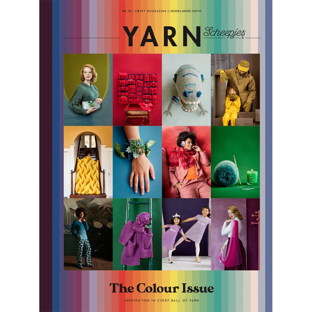 SCHEEPJES YARN BOOKAZINE 10 THE COLOUR ISSUE NL