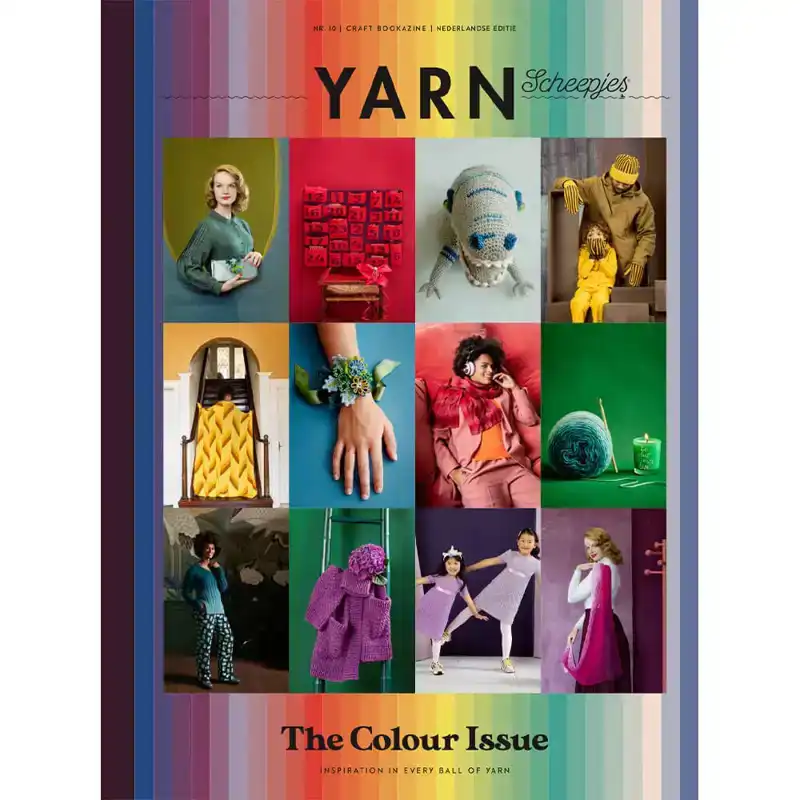 SCHEEPJES YARN BOOKAZINE 10 THE COLOUR ISSUE NL
