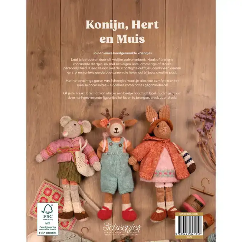 KONIJN, HERT EN MUIS