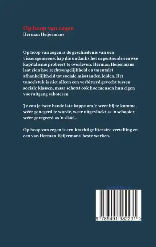 OP HOOP VAN ZEGEN