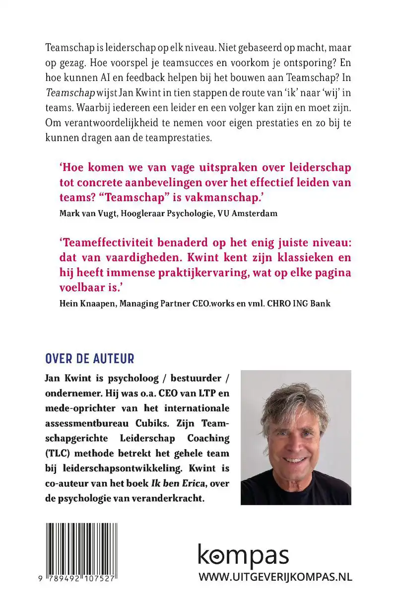 TEAMSCHAP IN TIEN STAPPEN