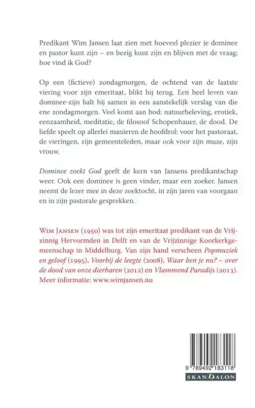 DOMINEE ZOEKT GOD