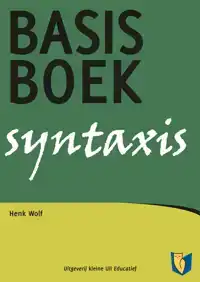 BASISBOEK SYNTAXIS