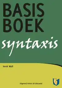 BASISBOEK SYNTAXIS