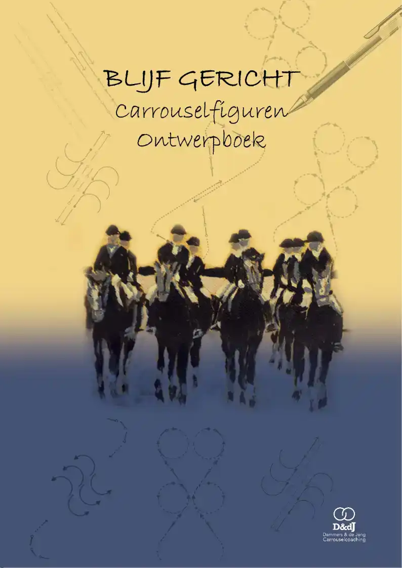BLIJF GERICHT - CARROUSELFIGUREN ONTWERPBOEK