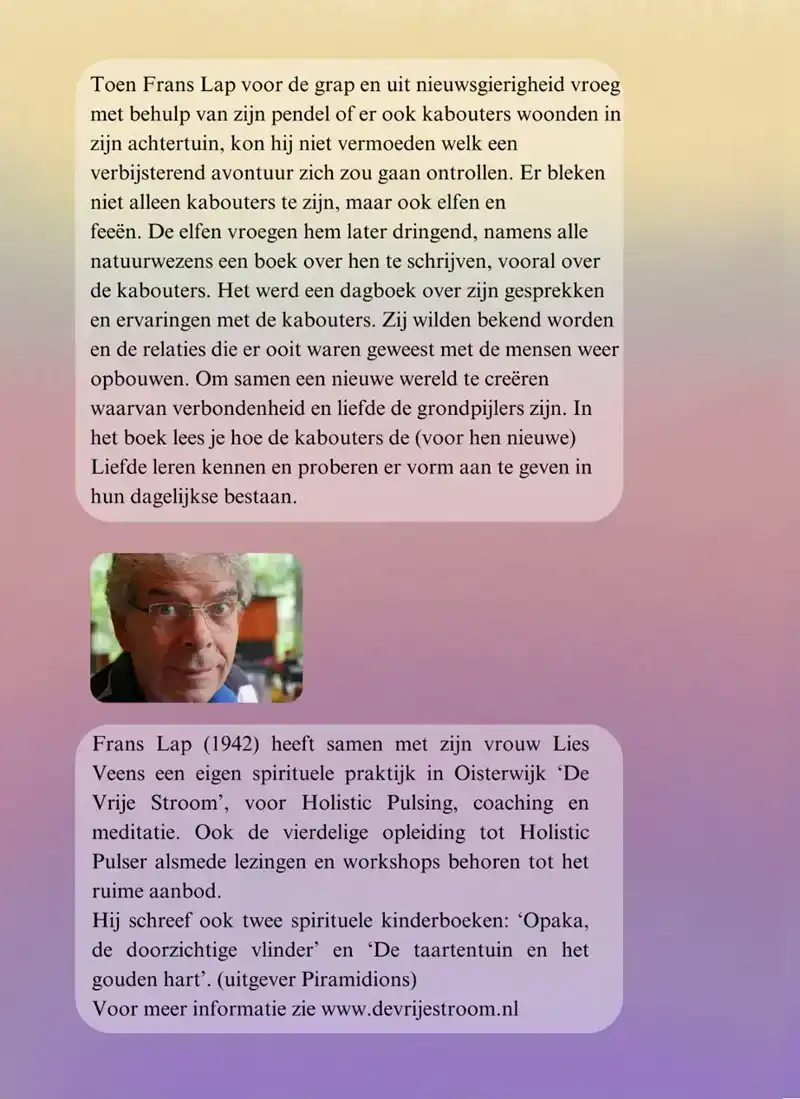 HALLO KABOUTER, BEN JE DAAR?