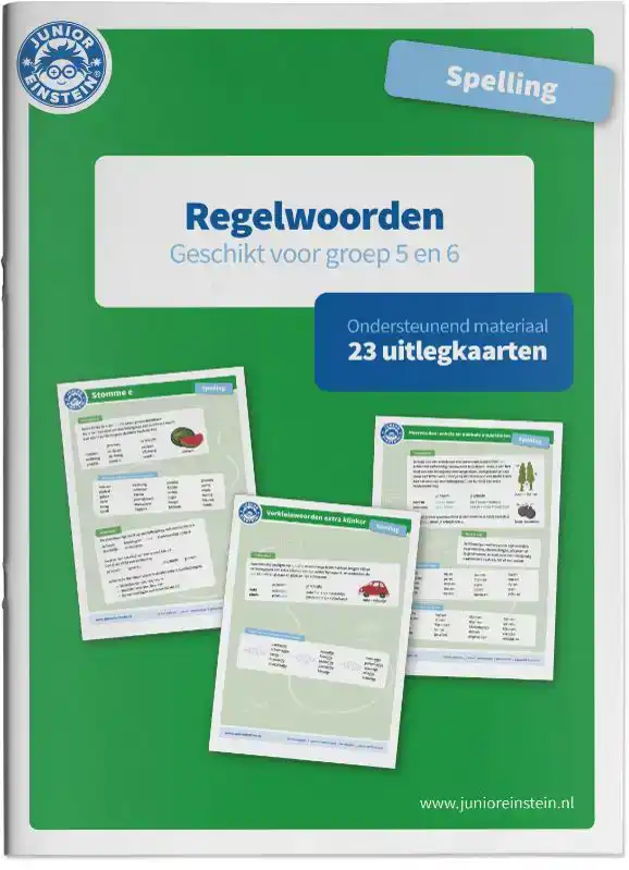 SPELLING ONDERSTEUNEND MATERIAAL REGELWOORDEN GROEP 5 EN 6