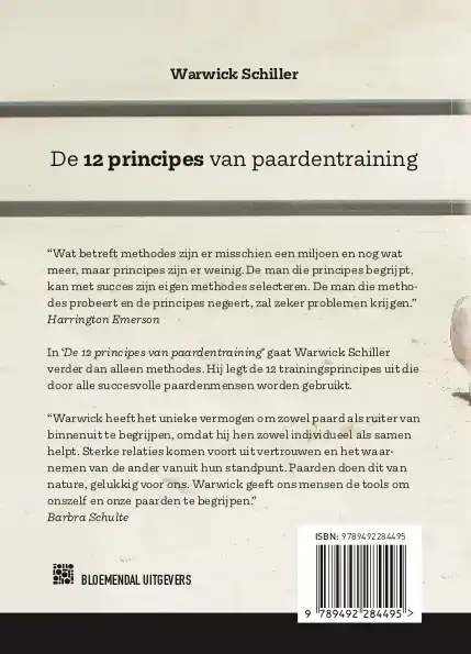 DE 12 PRINCIPES VAN PAARDENTRAINING