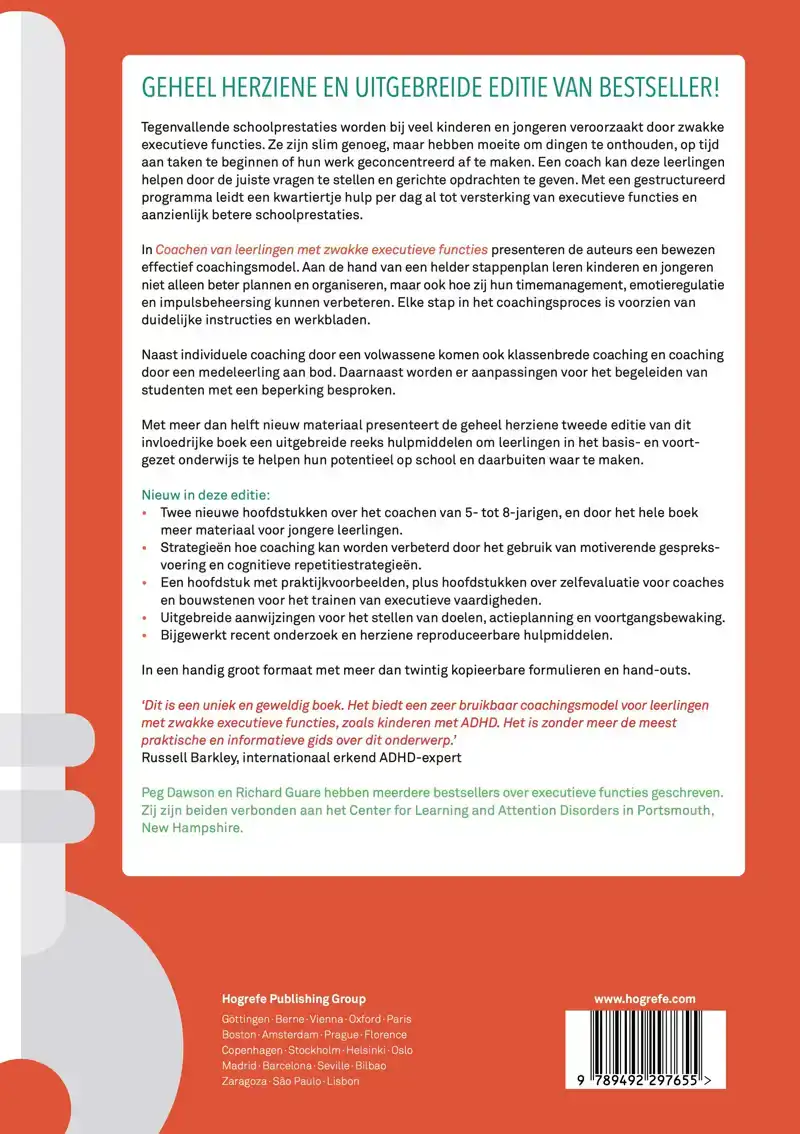 COACHEN VAN LEERLINGEN MET ZWAKKE EXECUTIEVE FUNCTIES