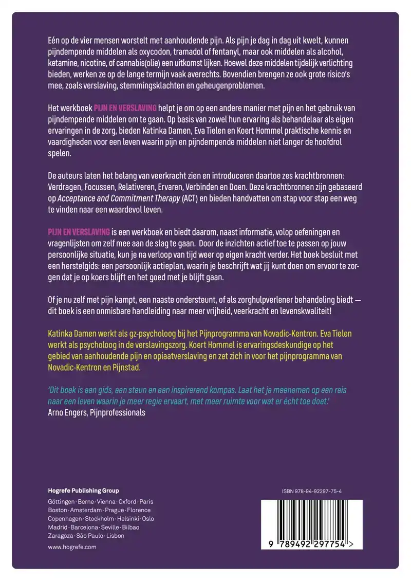 PIJN EN VERSLAVING