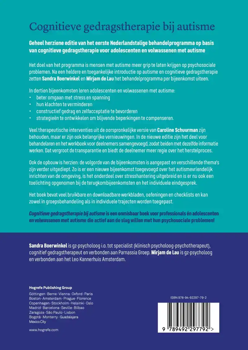 COGNITIEVE GEDRAGSTHERAPIE BIJ AUTISME