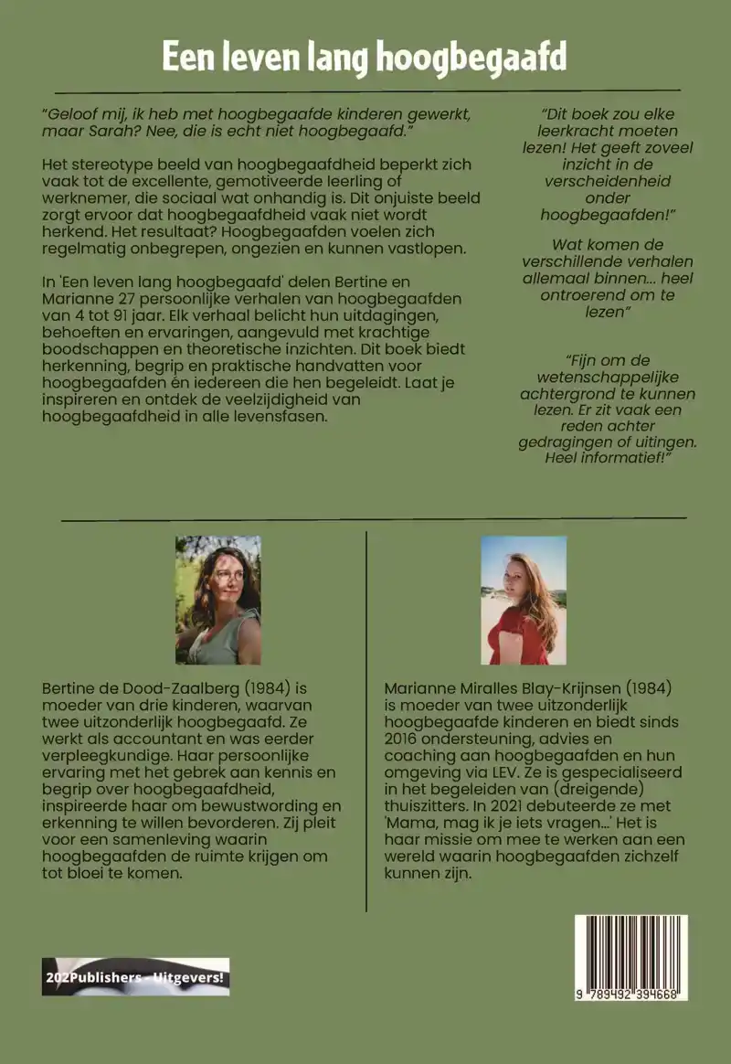 EEN LEVEN LANG HOOGBEGAAFD