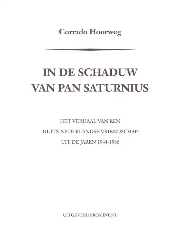 IN DE SCHADUW VAN PAN SATURNIUS