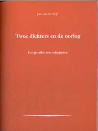 TWEE DICHTERS EN DE OORLOG