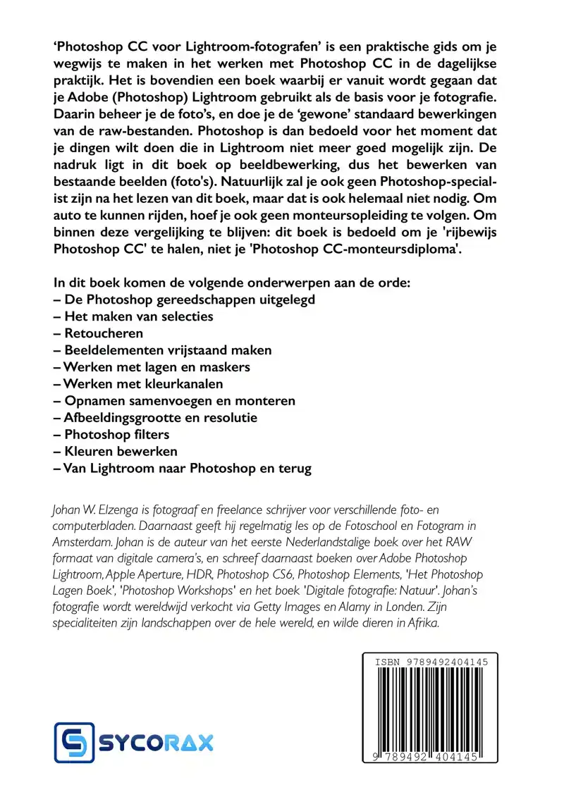 PHOTOSHOP CC VOOR LIGHTROOM FOTOGRAFEN