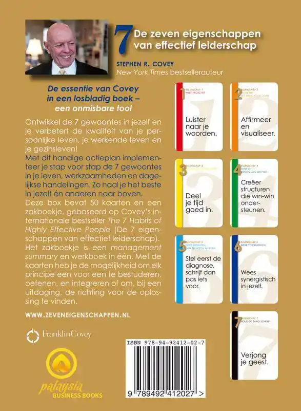 DE ZEVEN EIGENSCHAPPEN VAN EFFECTIEF LEIDERSCHAP - AAN DE SL