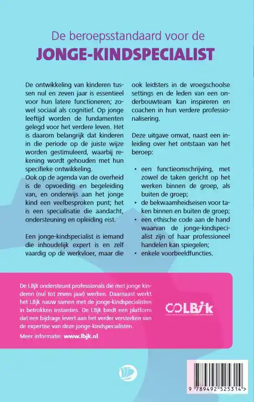 DE BEROEPSSTANDAARD VOOR DE JONGE-KINDSPECIALIST